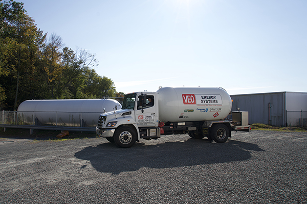 VEO propane equipment installation