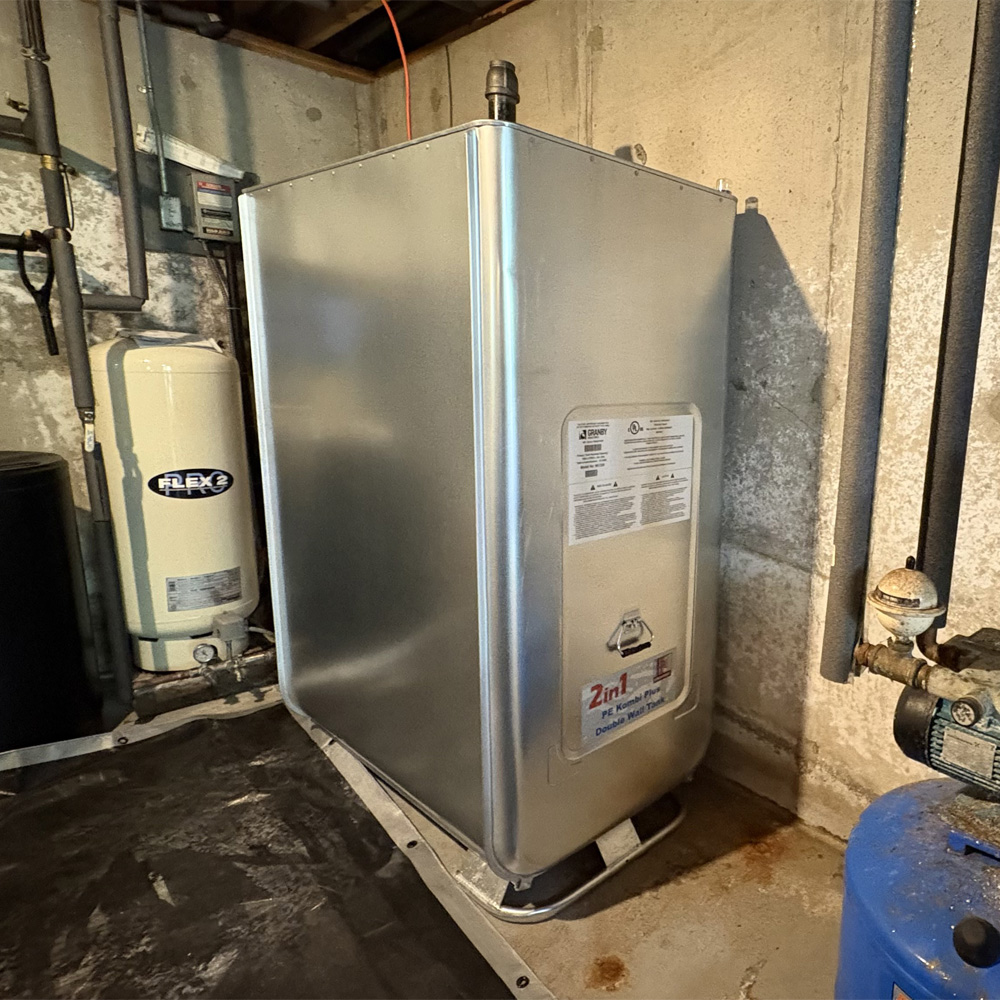 oil storage tank installation by veo energy systems