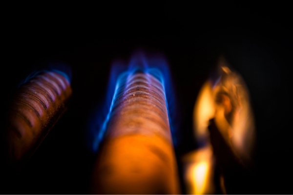 image of a furnace flame