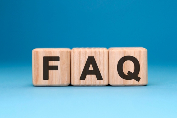 FAQ spelled using wooden letter cubes depicting Home Heating Oil Efficiency questions
