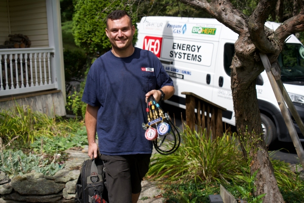 VEO Energy Systems HVAC service and truck
