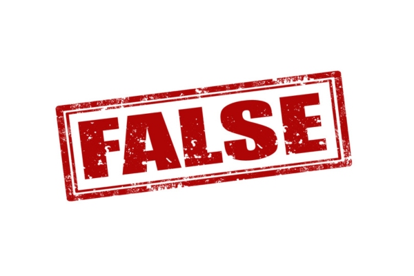 FALSE red stamp depicting Switching to Propane Requires a Complete System Replacement